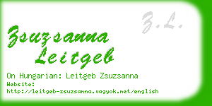zsuzsanna leitgeb business card